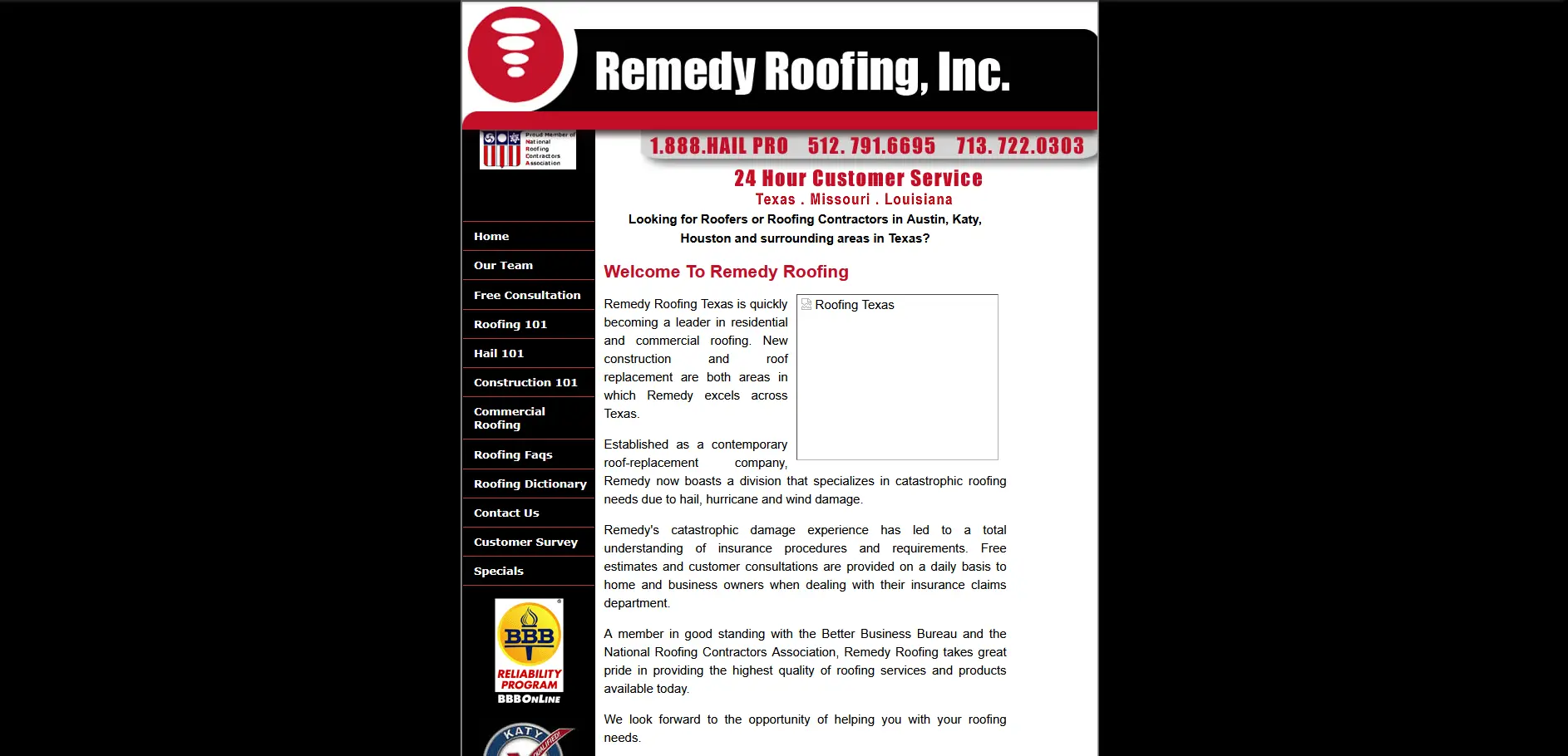 Remedy Roofing — before